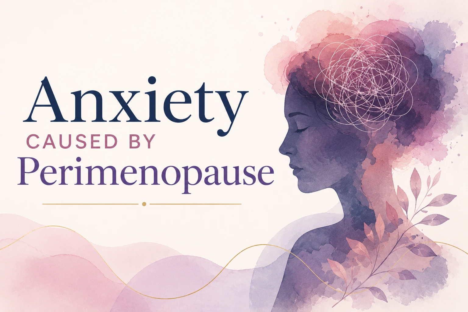Article artwork for anxiety during perimenopause