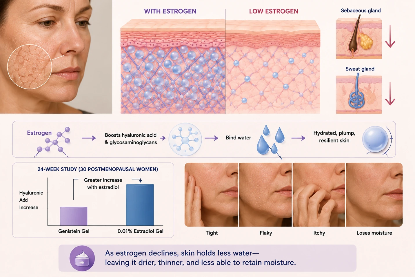 Article illustration 3 for What Really Happens To Your Skin In Menopause